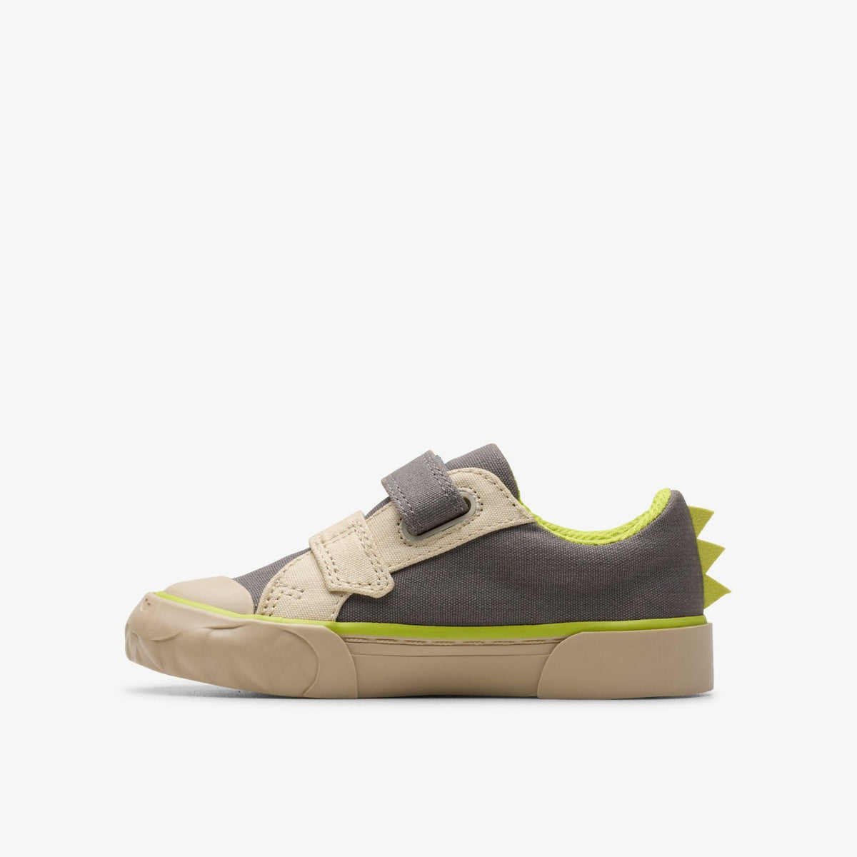 Clarks Latest / Foxing Stomp Toddler Grey Canvas