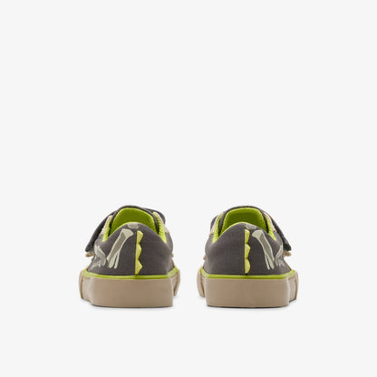 Clarks Latest / Foxing Stomp Toddler Grey Canvas
