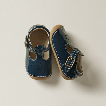 Clarks Essential / Tiny Skip Toddler Navy Patent