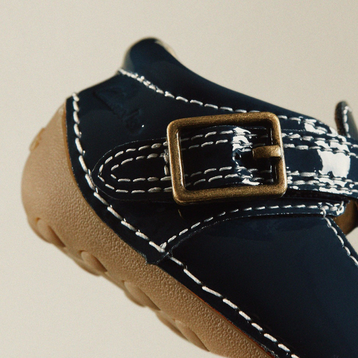 Clarks Essential / Tiny Skip Toddler Navy Patent