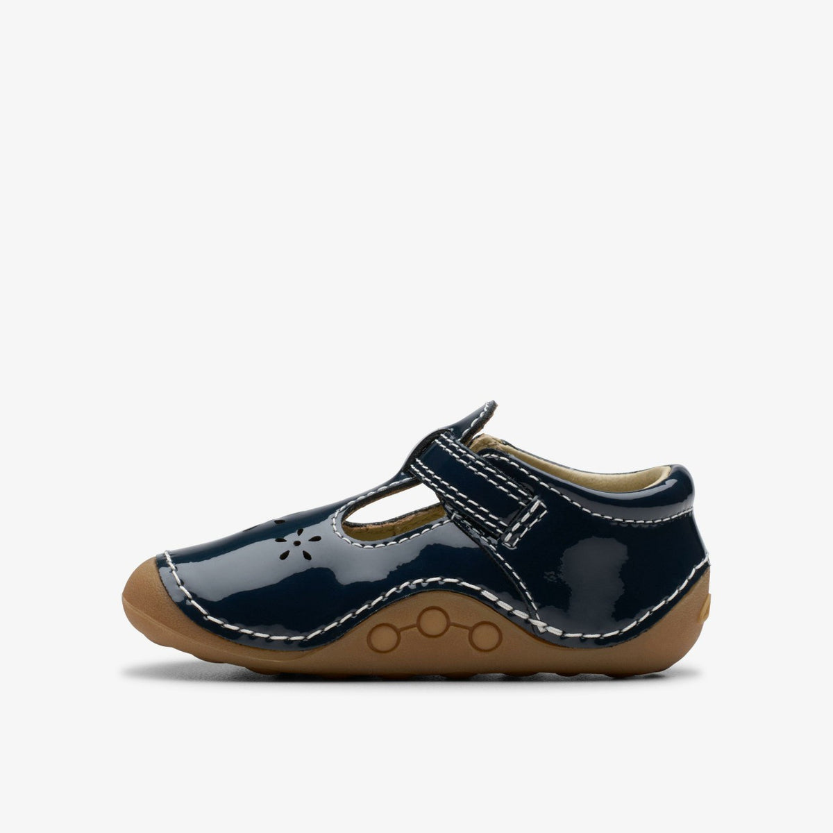 Clarks Essential / Tiny Skip Toddler Navy Patent