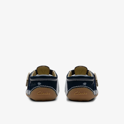 Clarks Essential / Tiny Skip Toddler Navy Patent