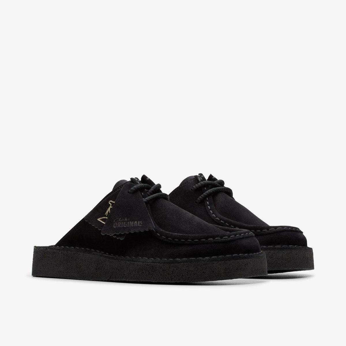 Clarks Discount / Desert Nomad Mule Black Suede