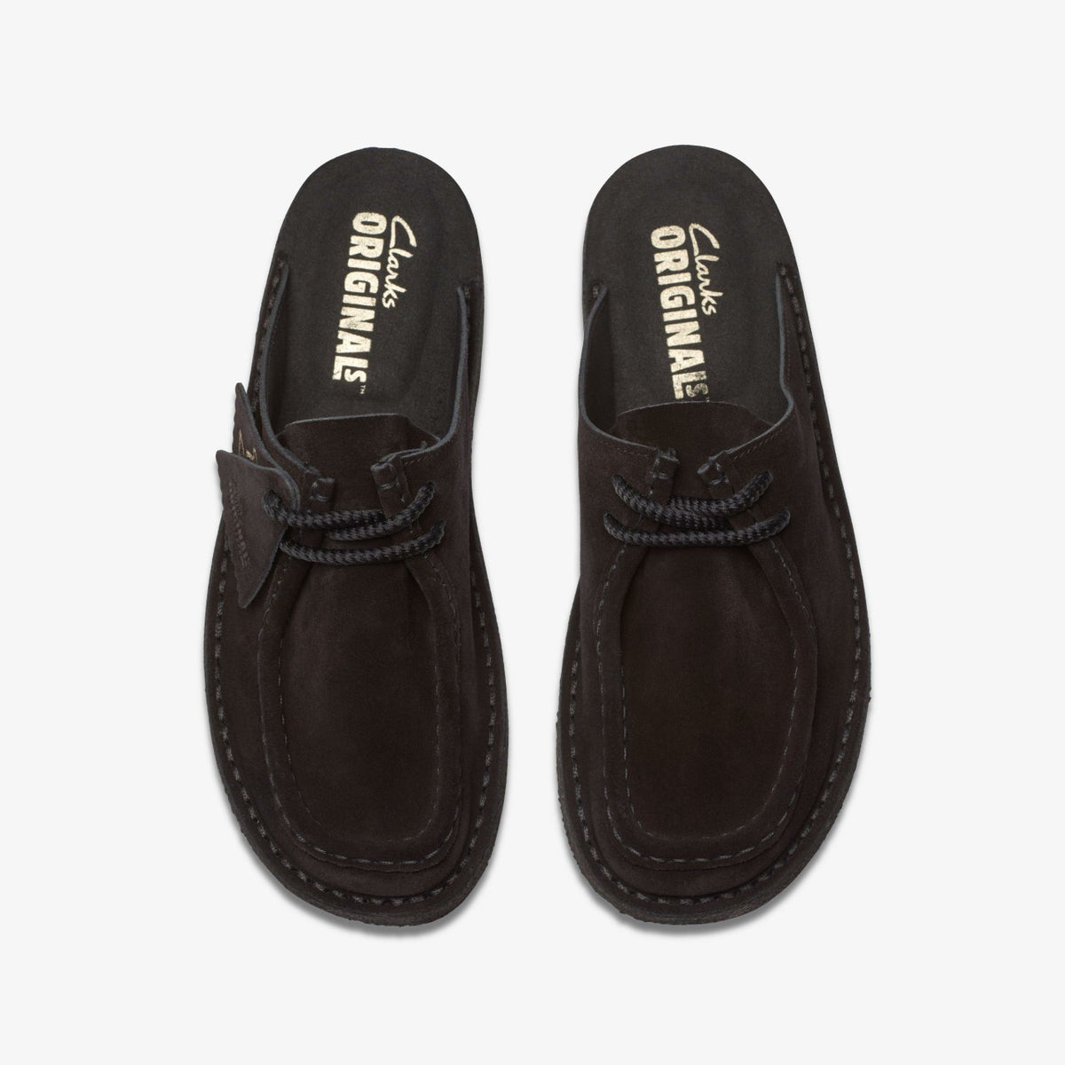 Clarks Discount / Desert Nomad Mule Black Suede