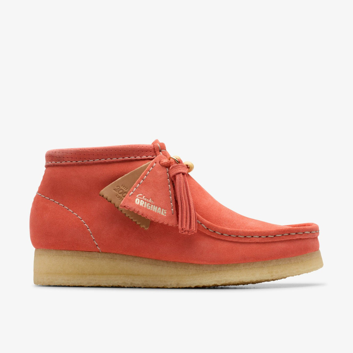 Clarks Smart Buy / Wallabee Boot Coral Suede