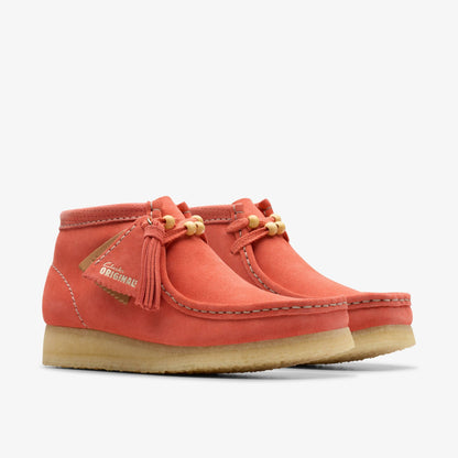 Clarks Smart Buy / Wallabee Boot Coral Suede