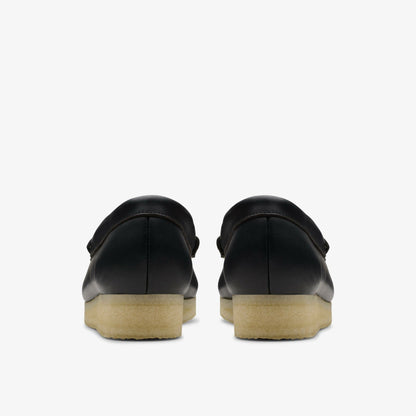 Clarks Value / Wallabee Loafer HBIT Black/White Leather