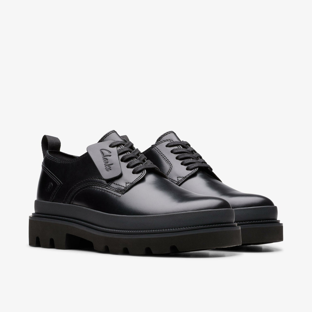 Clarks Exclusive / Badell Lace Black Leather
