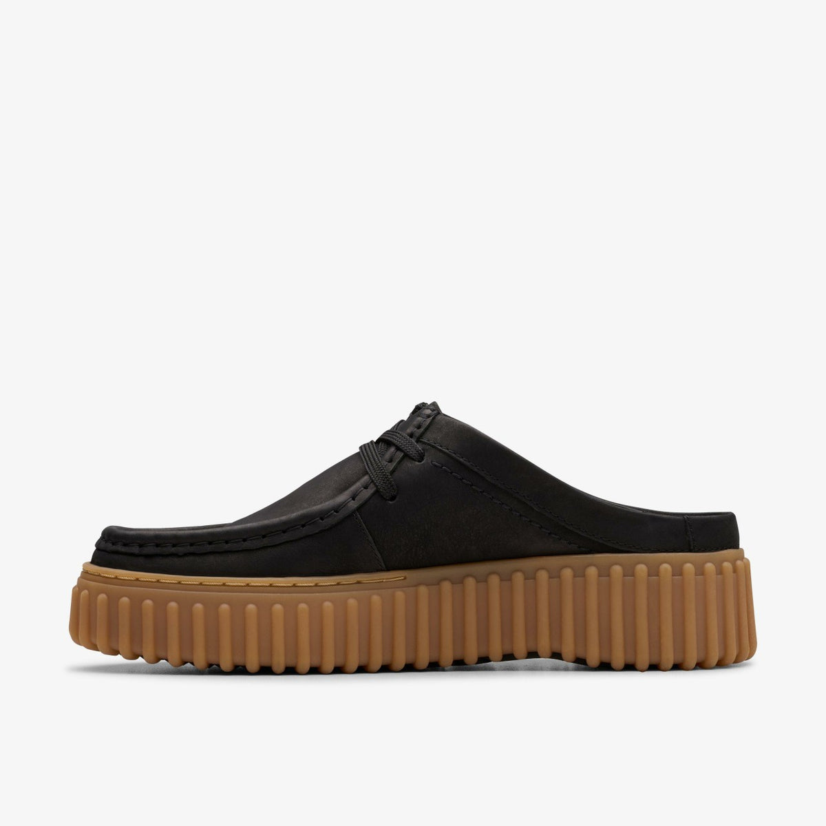 Clarks Latest / Torhill Mule Black Nubuck