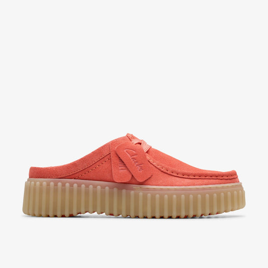 Clarks Essential / Torhill Mule Coral Suede