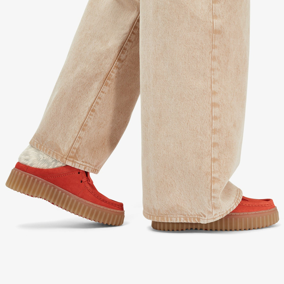 Clarks Essential / Torhill Mule Coral Suede