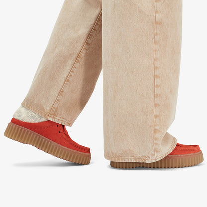 Clarks Essential / Torhill Mule Coral Suede