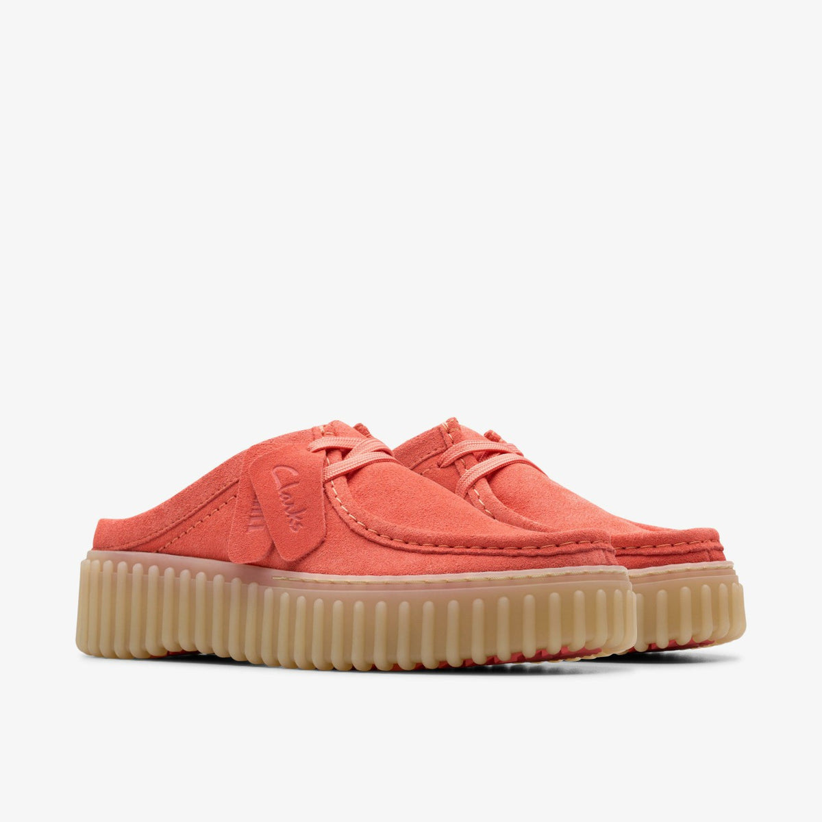 Clarks Essential / Torhill Mule Coral Suede