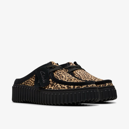 Clarks Discount / Torhill Mule Leopard Print