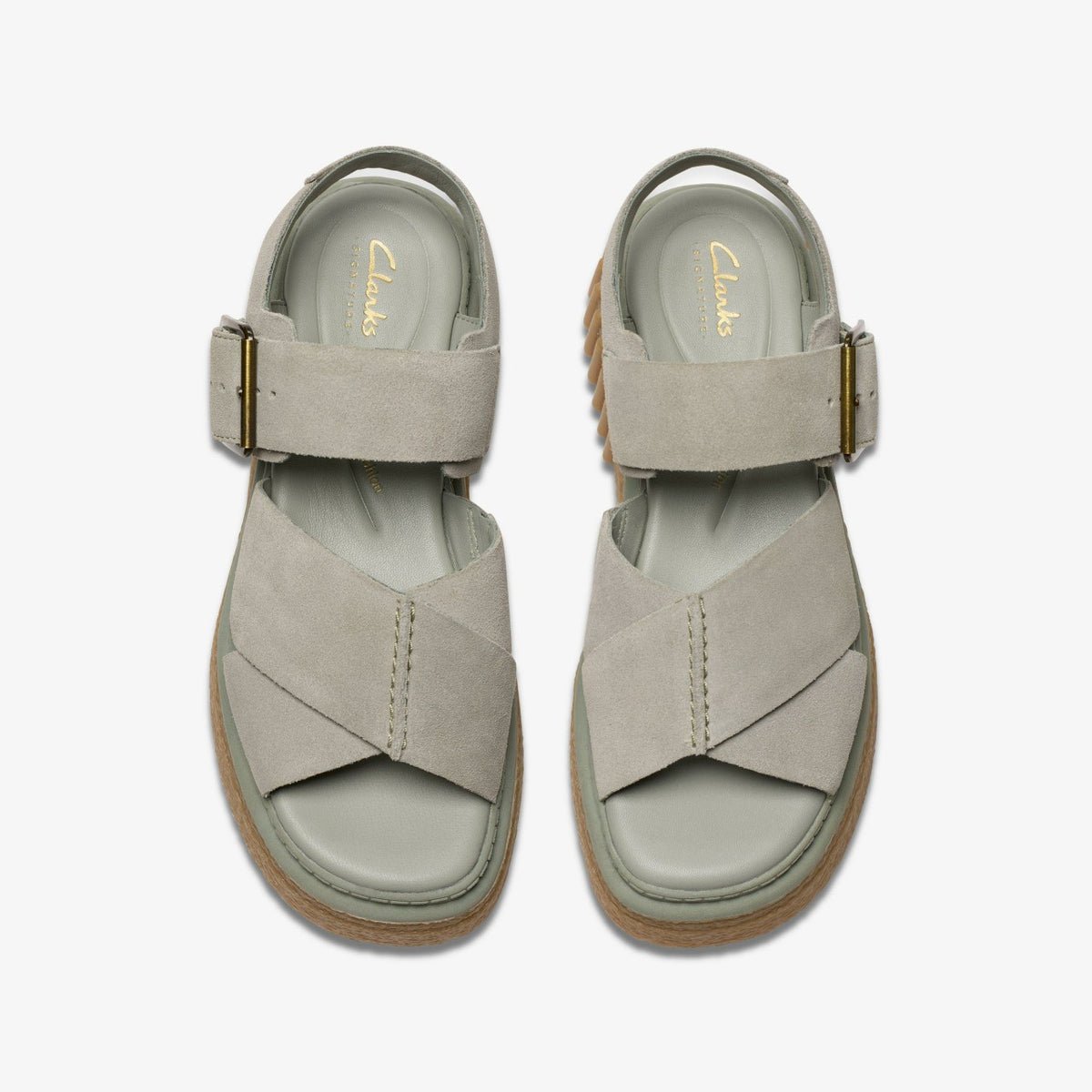 Clarks Smart Buy / Evamar Wish Light Green Suede