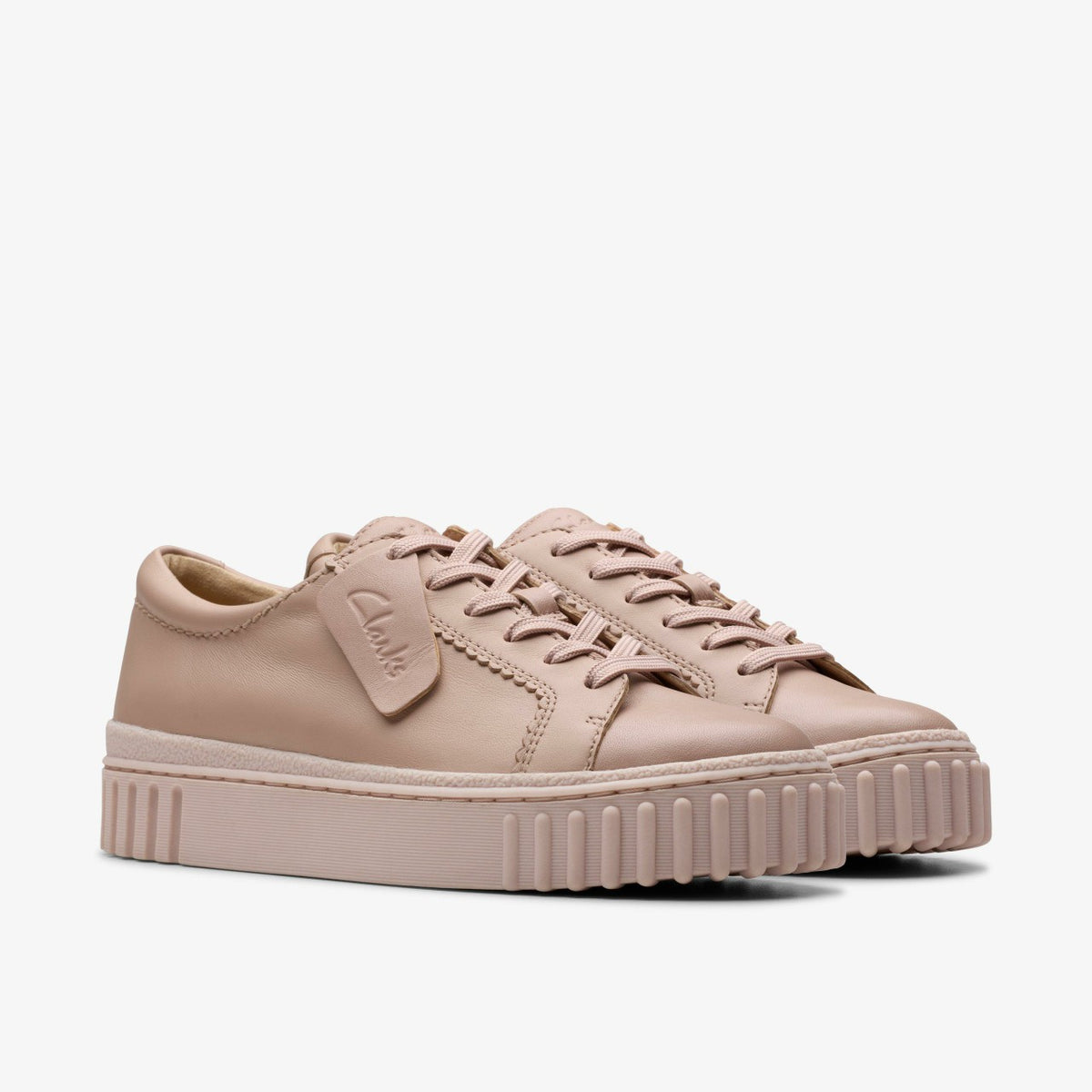 Clarks Great Value / Mayhill Walk Light Pink Leather