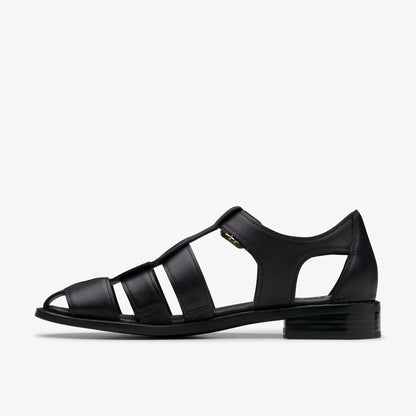 Clarks Popular / Hana Sun Black Leather