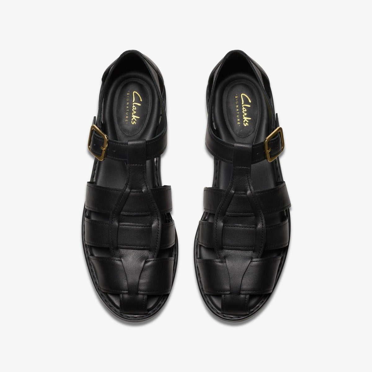Clarks Popular / Hana Sun Black Leather