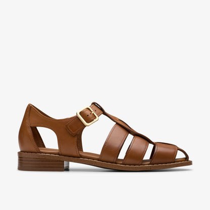 Clarks Best Seller / Hana Sun Tan Leather