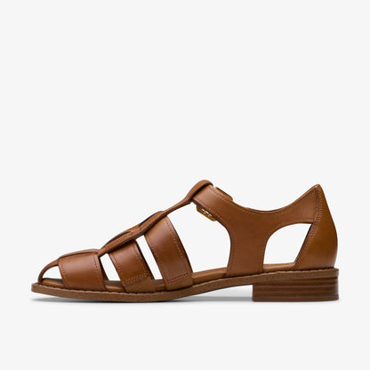 Clarks Best Seller / Hana Sun Tan Leather