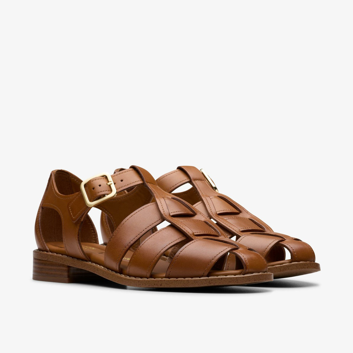 Clarks Best Seller / Hana Sun Tan Leather