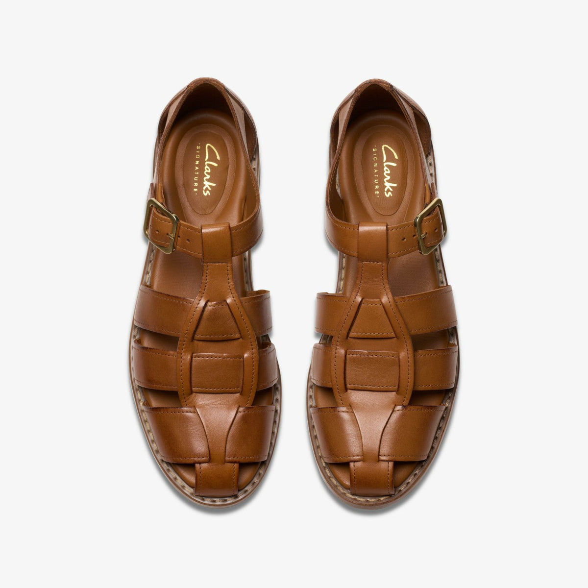 Clarks Best Seller / Hana Sun Tan Leather