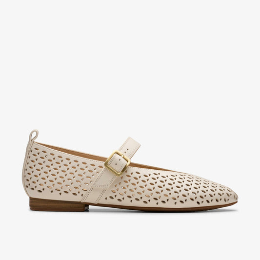 Clarks Hot Sale / Fawna Jane Cream Leather