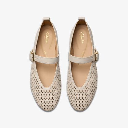 Clarks Hot Sale / Fawna Jane Cream Leather