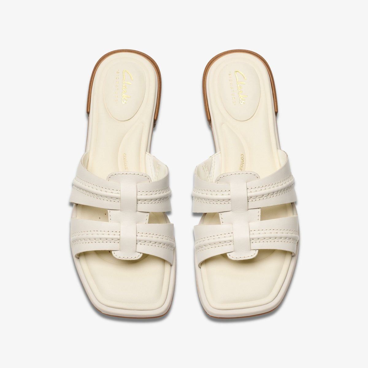 Clarks Customer Favorite / Ariany Mule Cream Leather