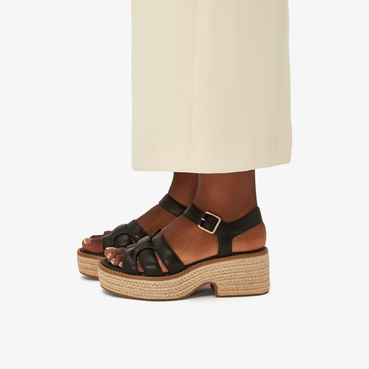 Clarks Deals / Coledale Strap Black Leather