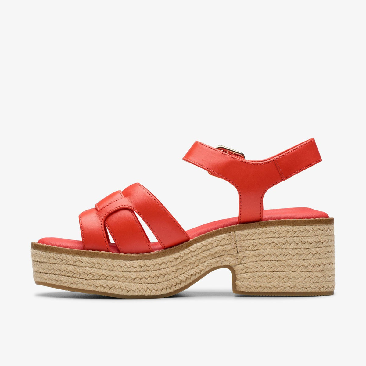 Clarks Classic / Coledale Strap Bright Red Leather