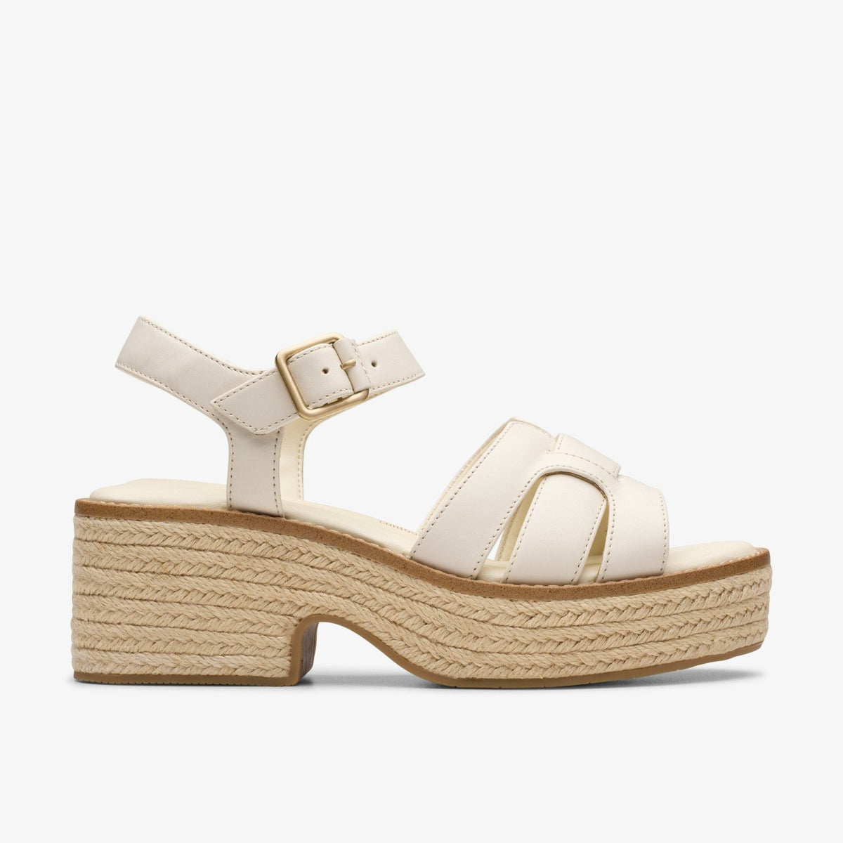 Clarks Trusted / Coledale Strap Cream Leather