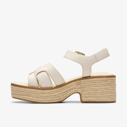 Clarks Trusted / Coledale Strap Cream Leather