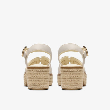 Clarks Trusted / Coledale Strap Cream Leather