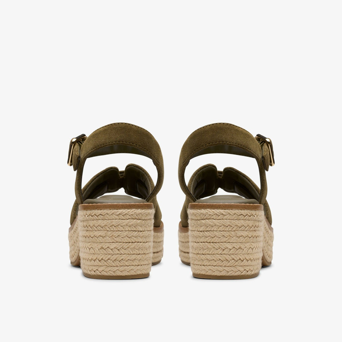 Clarks Sale / Coledale Strap Dark Olive Suede