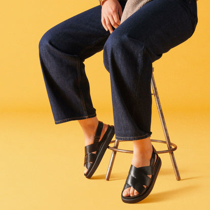 Clarks Premium / Aristella Sun Black Leather