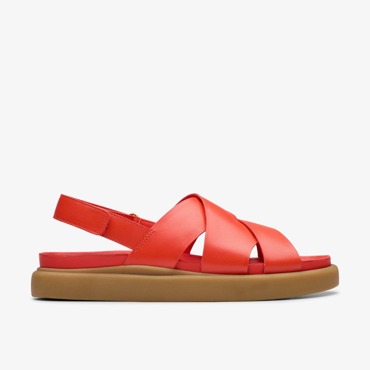 Clarks Featured / Aristella Sun Bright Red Leather