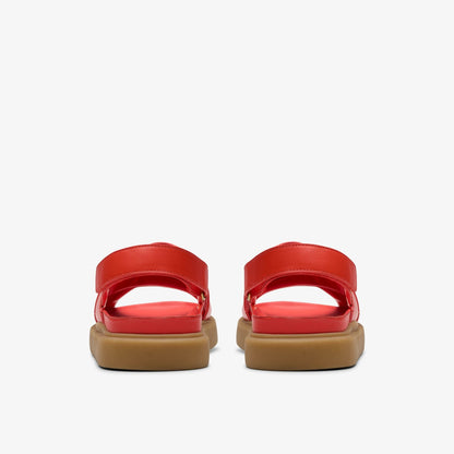 Clarks Featured / Aristella Sun Bright Red Leather