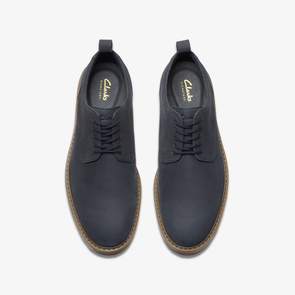 Clarks Latest / Aldwin Lace Navy Nubuck