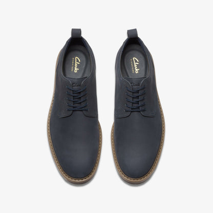 Clarks Latest / Aldwin Lace Navy Nubuck