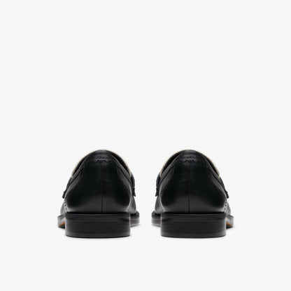 Clarks Sale / Straven Edge Black Combination Leather