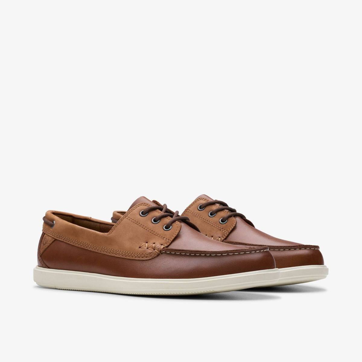 Clarks Recommended / Bratton Boat Dark Tan Leather