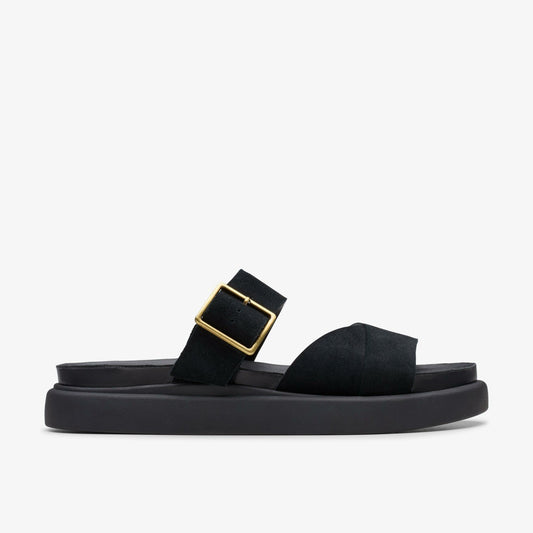 Clarks Quality / Aristella Mule Black Suede