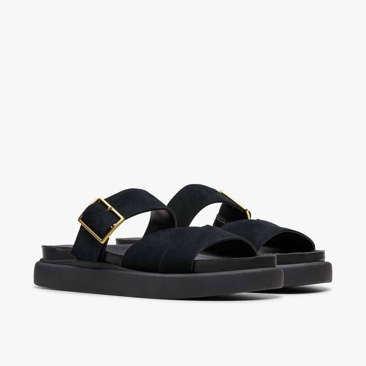 Clarks Quality / Aristella Mule Black Suede