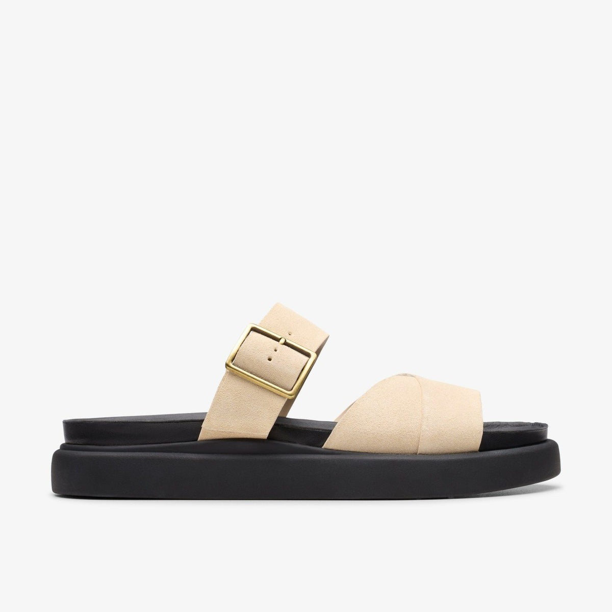 Clarks Featured / Aristella Mule Ecru Suede