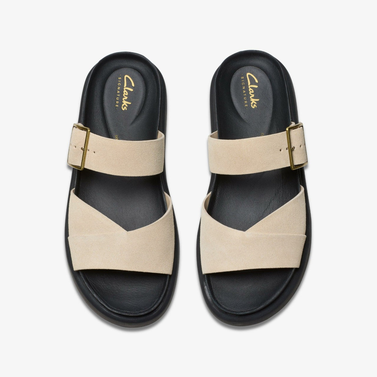Clarks Featured / Aristella Mule Ecru Suede