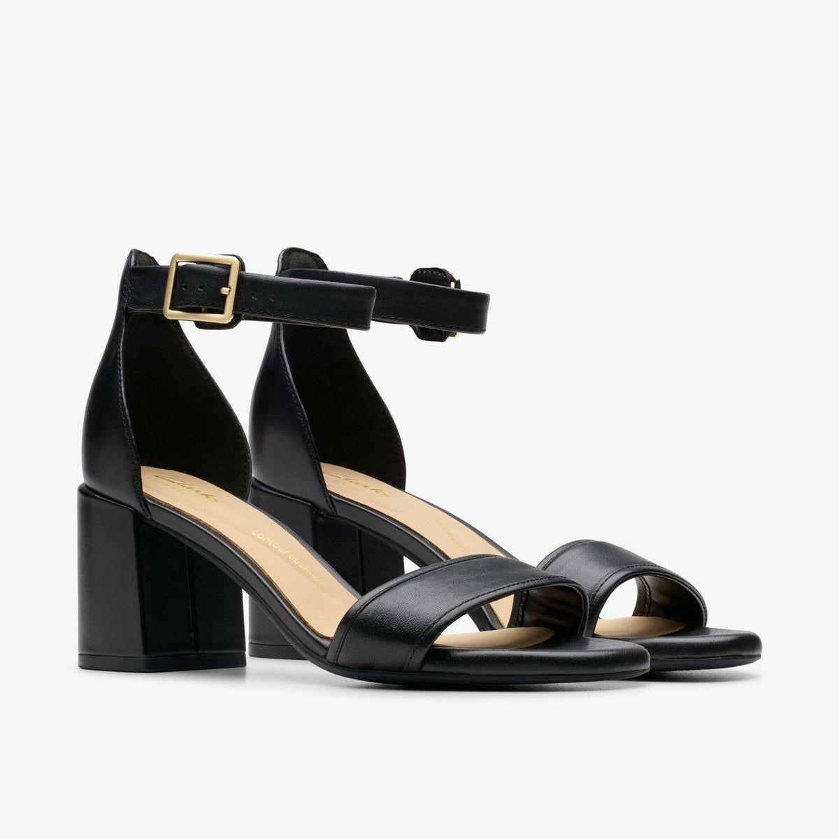 Clarks Trending / Ezoria Mae Black Leather