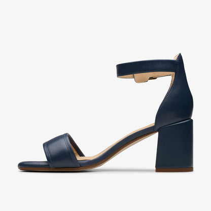 Clarks Popular / Ezoria Mae Navy Leather