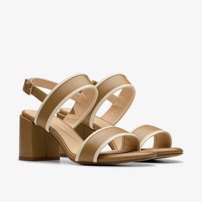 Clarks Deals / Ezoria Sling Light Tan Combination