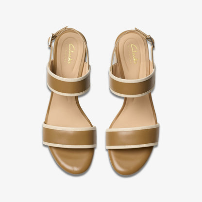 Clarks Deals / Ezoria Sling Light Tan Combination